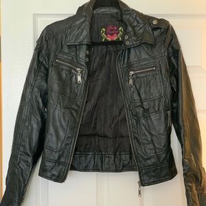 Faux Leather Jacket 2*15